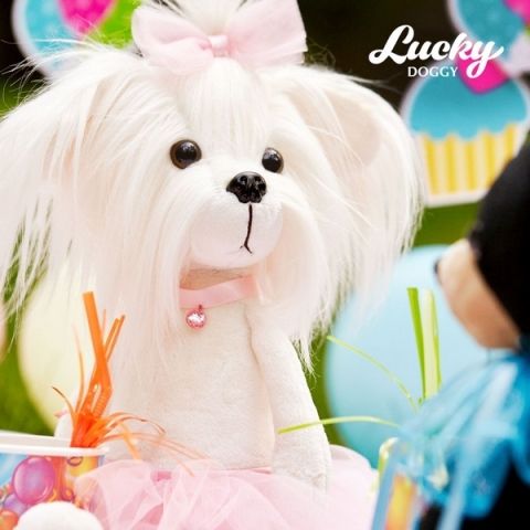 Orange Toys Pejsek Lucky MIMI: Rosestte 25 cm sedící/44 stojící - obrázek 9