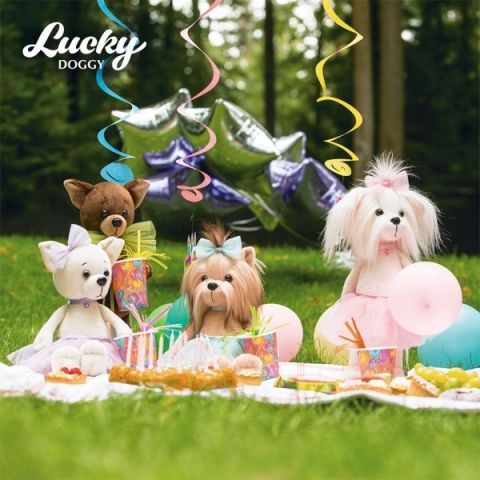 Orange Toys Pejsek Lucky MIMI: Rosestte 25 cm sedící/44 stojící - obrázek 10