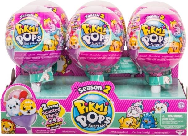 PIKMI POPS S2 - voňaví plyšáci, střední sada - obrázek 1