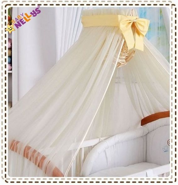 Baby Nellys Moskytiera kolekce Baby Dreams smetanová - obrázek 1