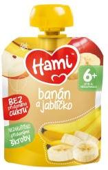 Hami Příkrm ovocná kapsička Jablíčko a banán 90 g