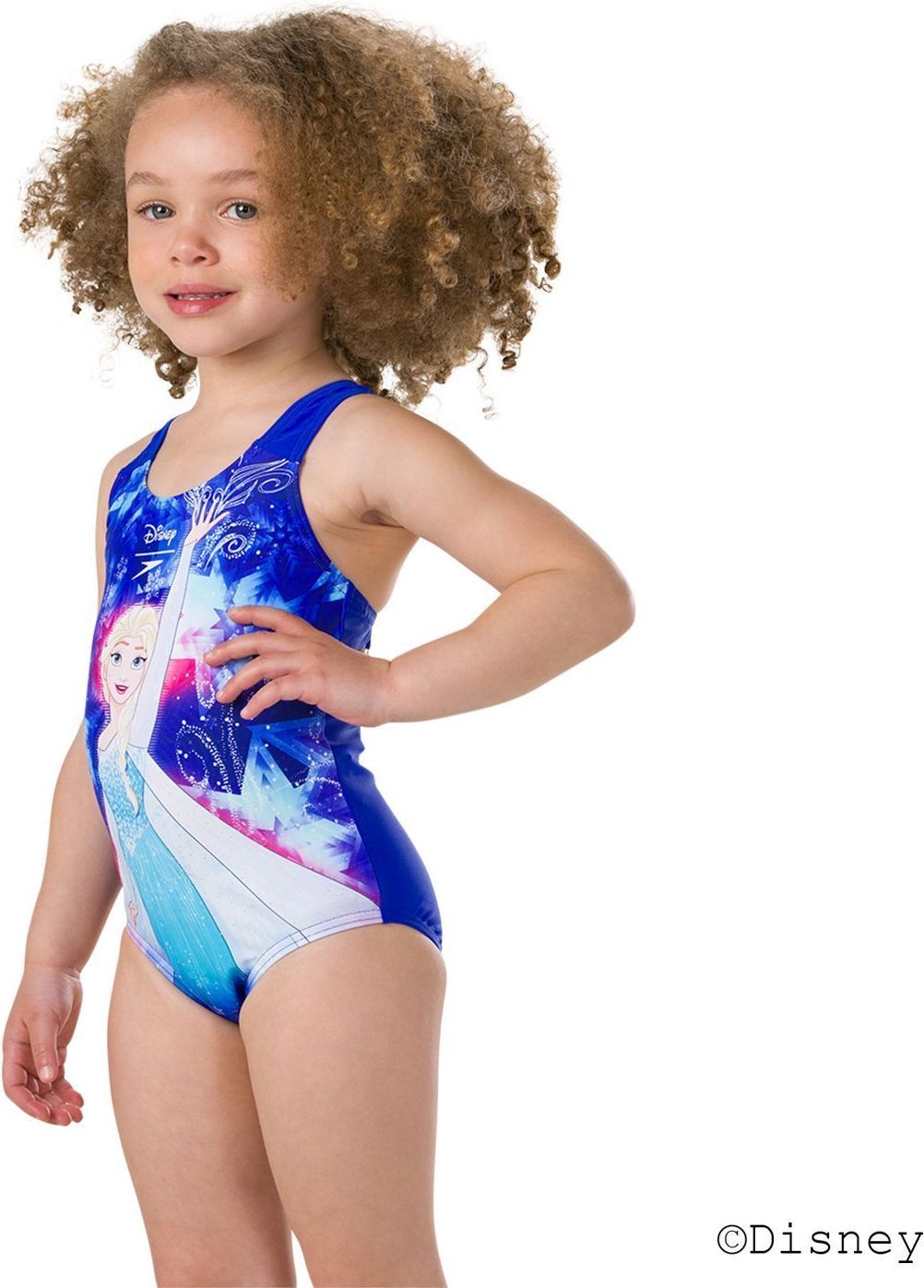 Speedo Disney Frozen Swimsuit - blue/blue 116 - obrázek 2
