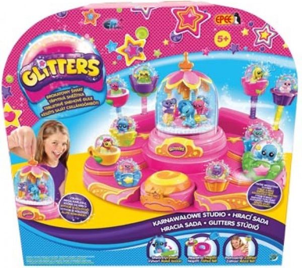 Alltoys TV 2016 Glitters třpytivá sněžítka sada kolotoč - obrázek 1