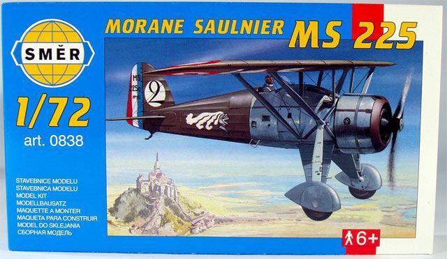 Model Morane Saulnier MS 225 1:72 - obrázek 1