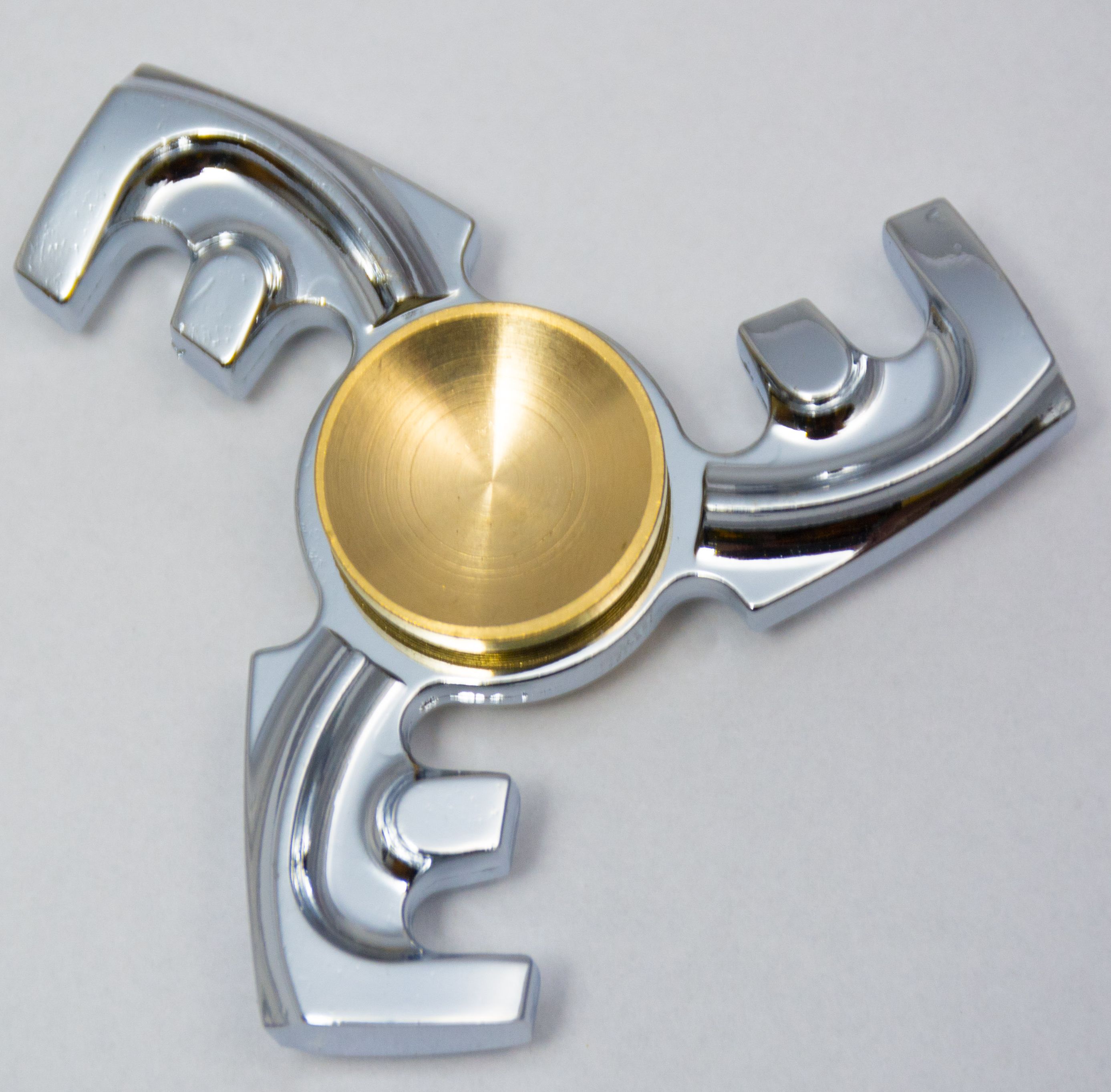 Kovový Fidget Spinner 6cm de luxe typ spinneru: větrník - obrázek 1