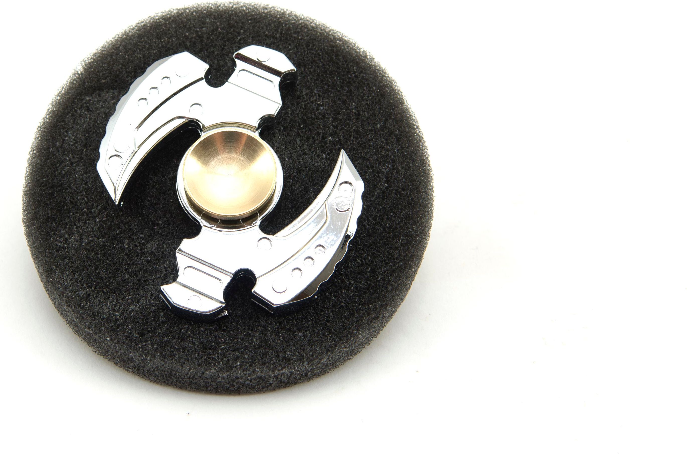 Kovový Fidget Spinner 6cm de luxe typ spinneru: větrník - obrázek 4