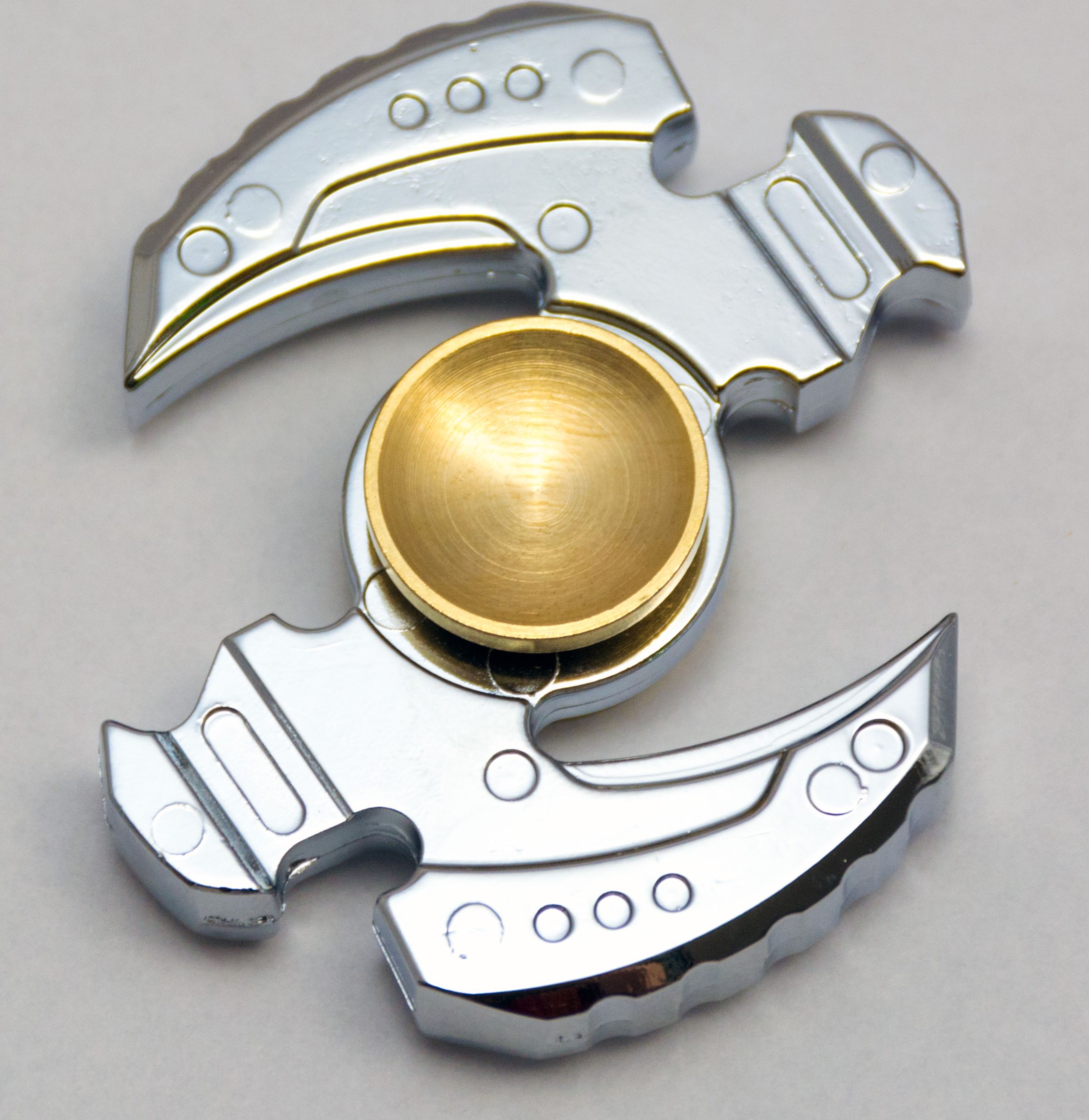 Kovový Fidget Spinner 6cm de luxe typ spinneru: větrník - obrázek 7