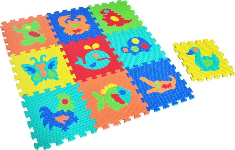 LC Pěnové puzzle struktura Zvířata (30x30) - obrázek 1