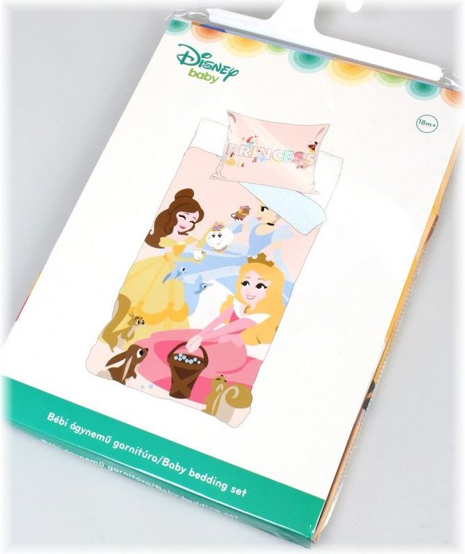 Setino · Bavlněné povlečení do dětské postýlky Princezny - Princess - Disney - 90 x 140 cm + 40 x 55 cm - obrázek 3