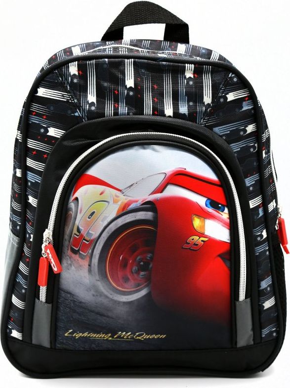 Setino · Dětský předškolní batoh Auta - Cars - Blesk McQueen - 30 x 27 x 11 cm - obrázek 1
