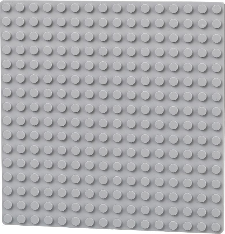 LW Toys Oboustranná deska 16 x 16 (bodů) - světle šedá - obrázek 1