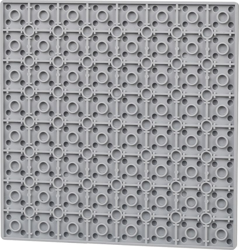 LW Toys Oboustranná deska 16 x 16 (bodů) - světle šedá - obrázek 2