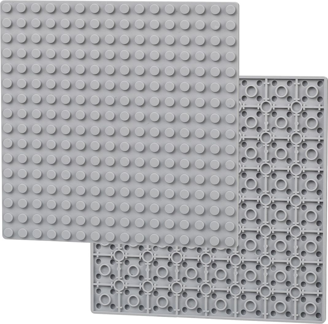LW Toys Oboustranná deska 16 x 16 (bodů) - světle šedá - obrázek 3