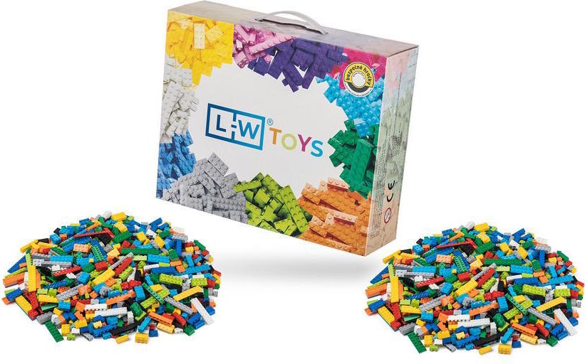 LW Toys Stavebnice pro děti - Základní set 2000 ks - obrázek 1