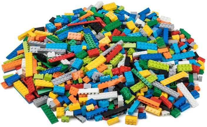 LW Toys Stavebnice pro děti - Základní set 2000 ks - obrázek 2