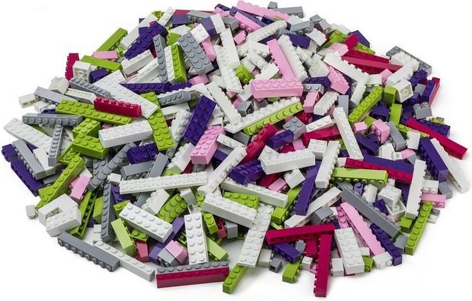 LW Toys Stavebnice pro děti - Dívčí set 1000 ks - obrázek 1