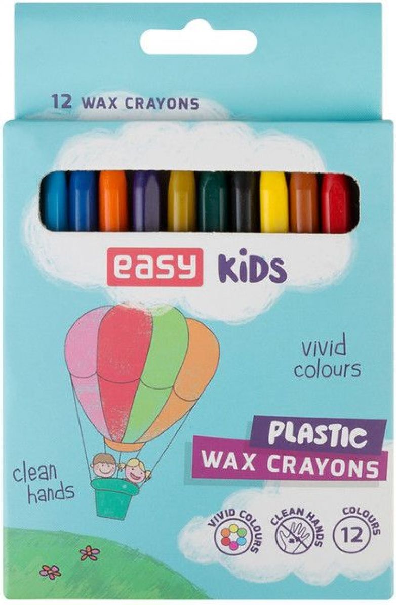Easyoffice Voskovky EasyColours Plastissimo 12ks balón - obrázek 1