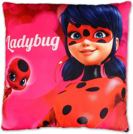 Setino - Polštářek Kouzelná Beruška - Ladybug, 40 x 40 cm - obrázek 1