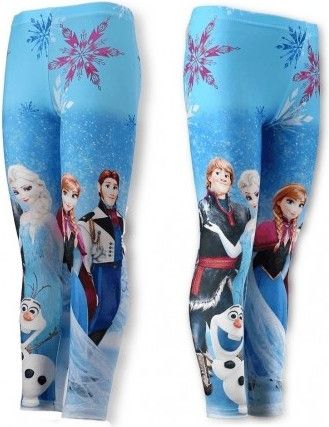 Setino - Dívčí zimní legíny Ledové království (Frozen) - modré - vel. 104 - obrázek 1
