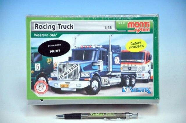 Stavebnice Monti 43 Racing Truck Western star 1:48 - obrázek 1