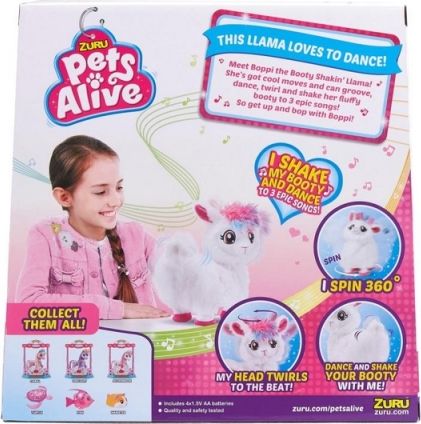 Zuru Pets Alive: Tančící Lama - bílá - obrázek 6