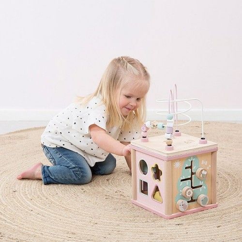 Tiamo Little Dutch aktivní kostka růžová - obrázek 4