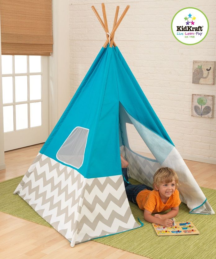 KidKraft Teepee modré - obrázek 1
