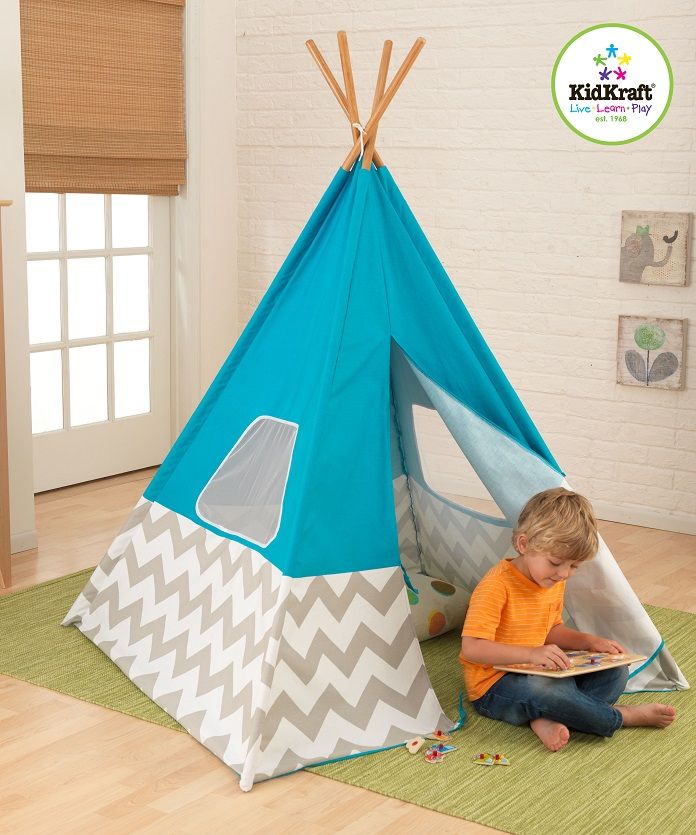 KidKraft Teepee modré - obrázek 4