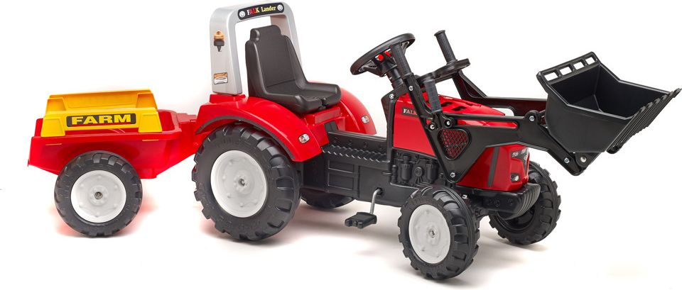 Traktor šlapací Lander 240X s přední lžící a valníkem - obrázek 3