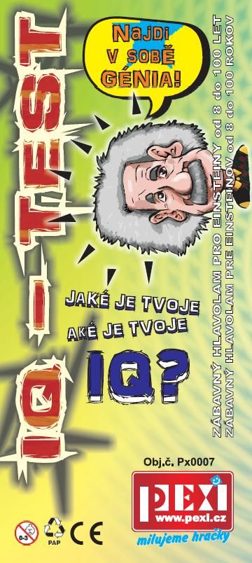 Pexi IQ TEST - zábavný hlavolam - obrázek 1