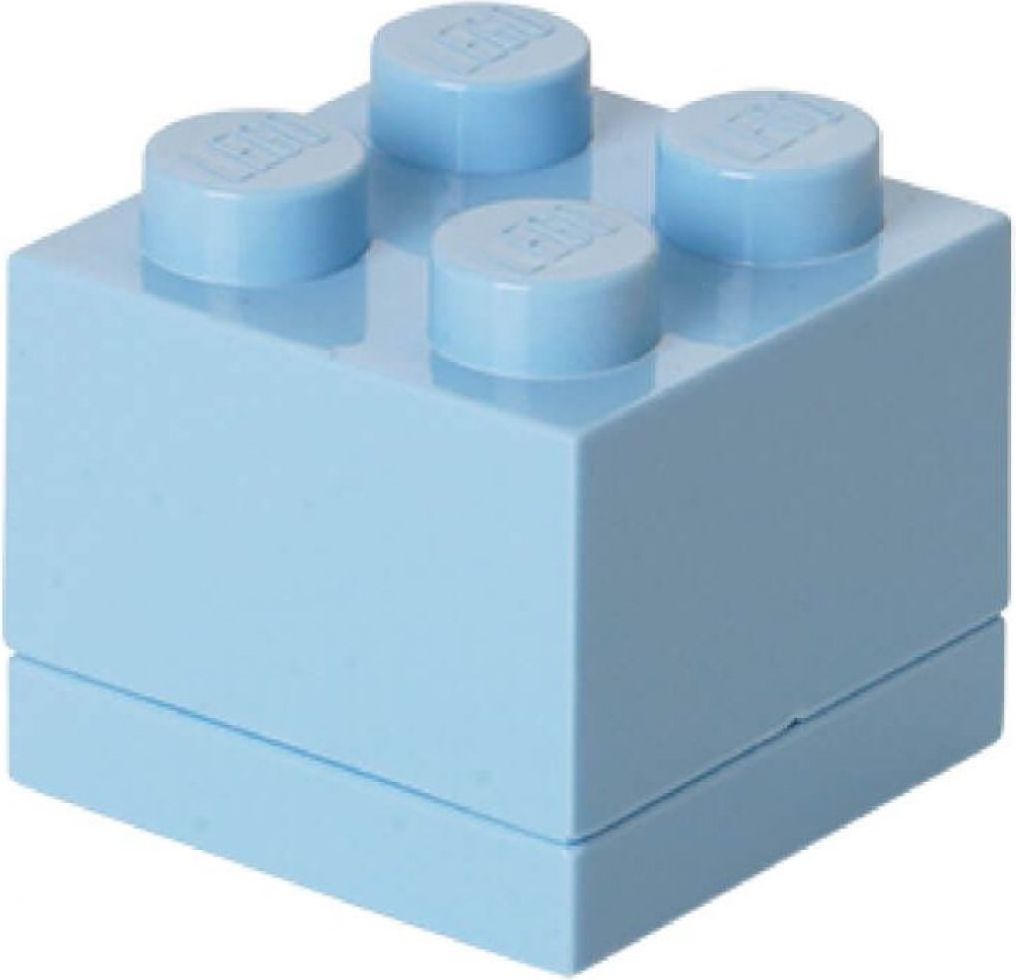 Room LEGO Mini Box  4,6 x 4,6 x 4,3 cm  světle modrá - obrázek 1