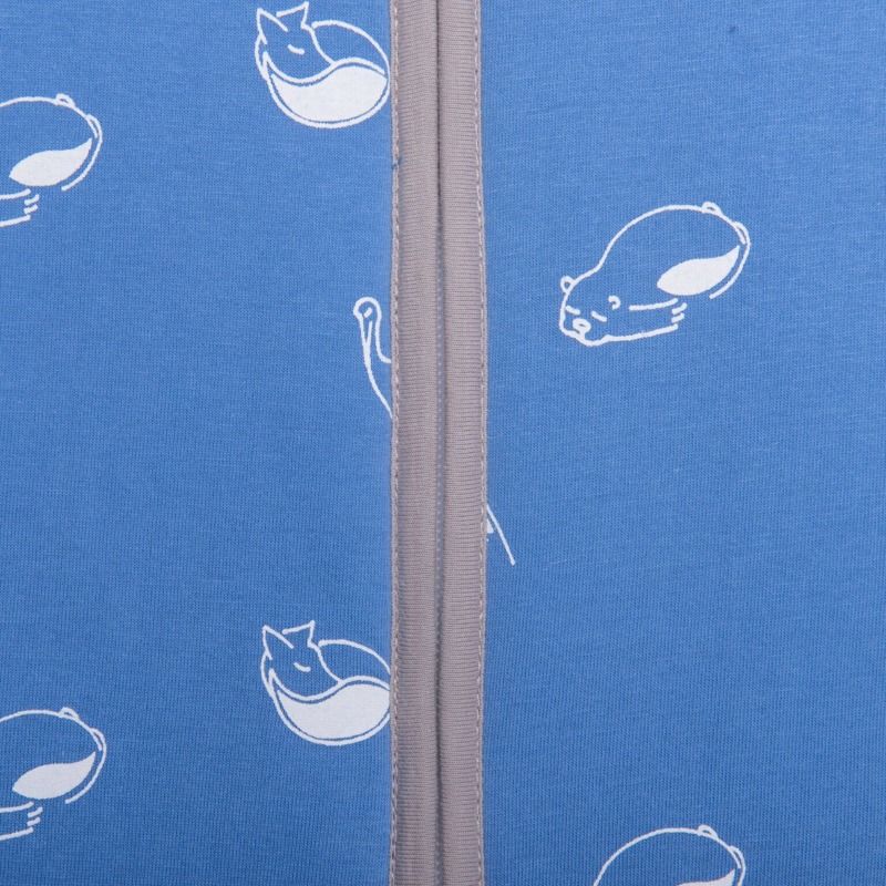 Natulino dětský letní spací pytel pro miminko, ANIMALS NAVY / WARM GREY, 1vrstvý, L (12 - 18 měsíců) - obrázek 3