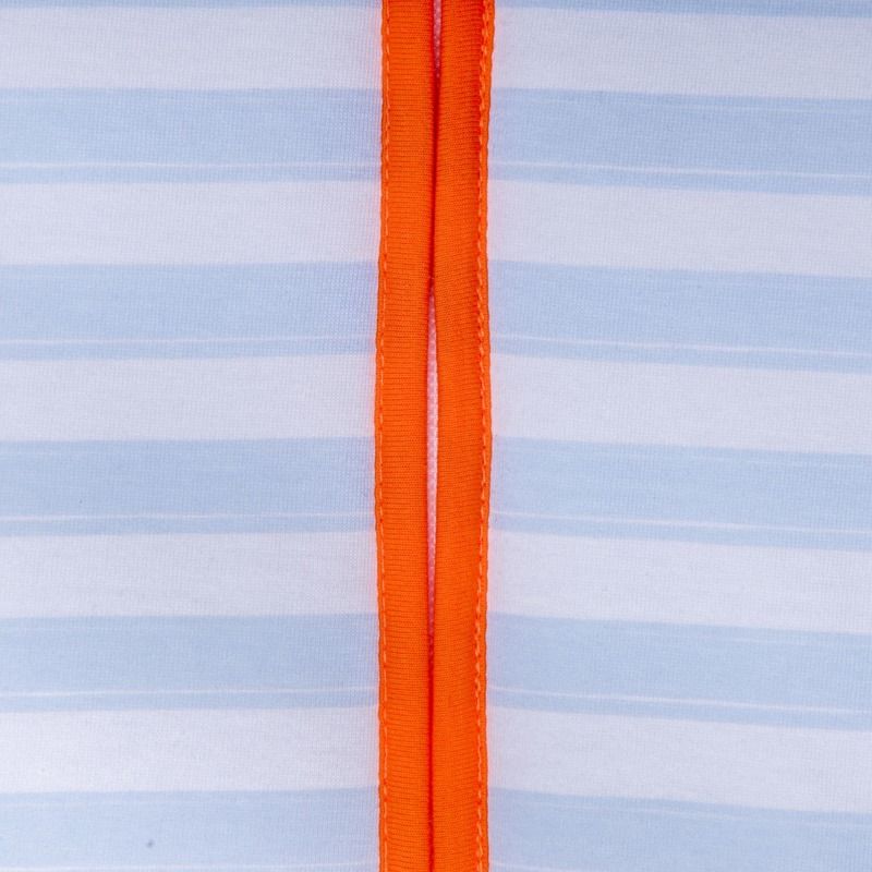 Natulino dětský letní spací pytel pro miminko, BLUE STRIPES / ORANGE, 1vrstvý, M (6 - 12 měsíců) - obrázek 4