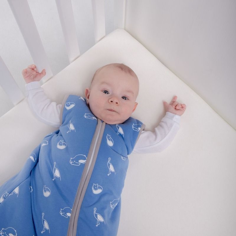 Natulino dětský spací pytel pro miminko, ANIMALS NAVY / WARM GREY, 2vrstvý, M (6 - 12 měsíců) - obrázek 4