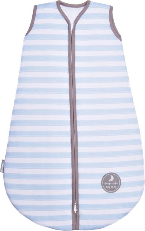 Natulino dětský zimní spací pytel pro miminko, BLUE STRIPES / WARM GREY, 3vrstvý, S (0 - 6 měsíce), Zateplený - obrázek 1
