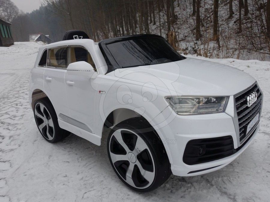 Audi Q7 s 2,4G bluetooth DO, nová palubní deska, EVA kola - červené - obrázek 13