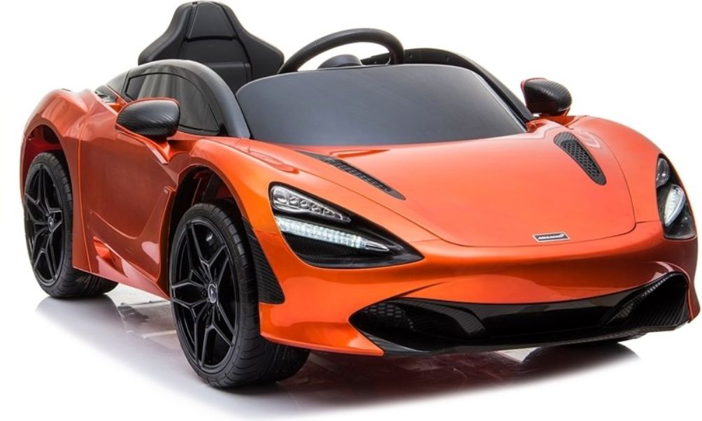 Dětské elektrické autíčko McLaren 720S - lakované oranžové - obrázek 1
