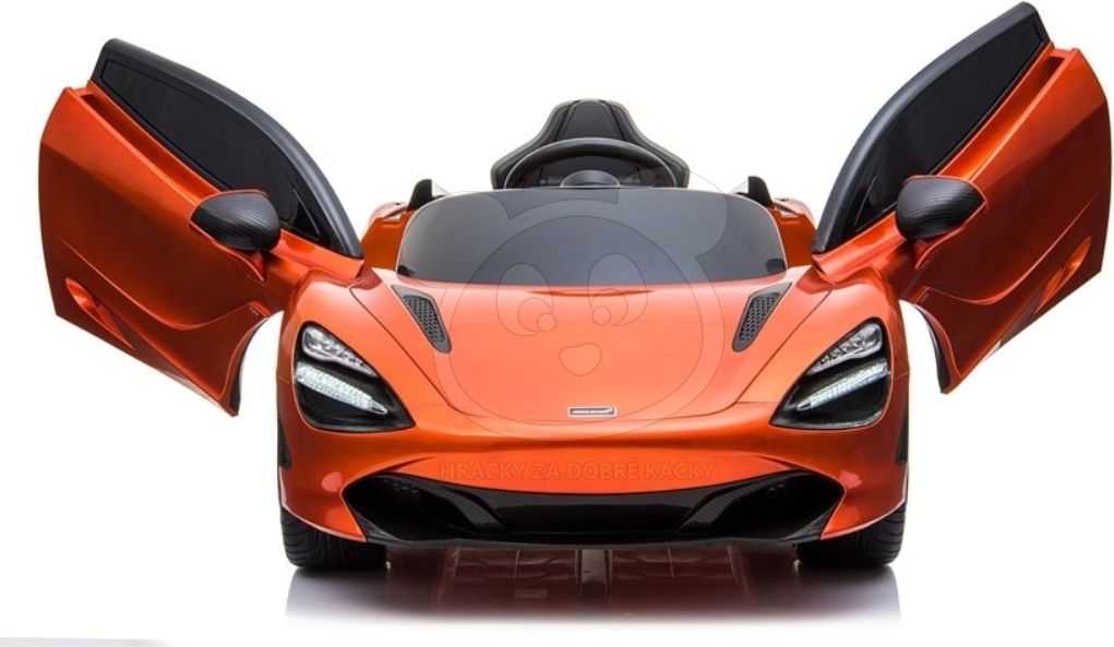 Dětské elektrické autíčko McLaren 720S - lakované oranžové - obrázek 8