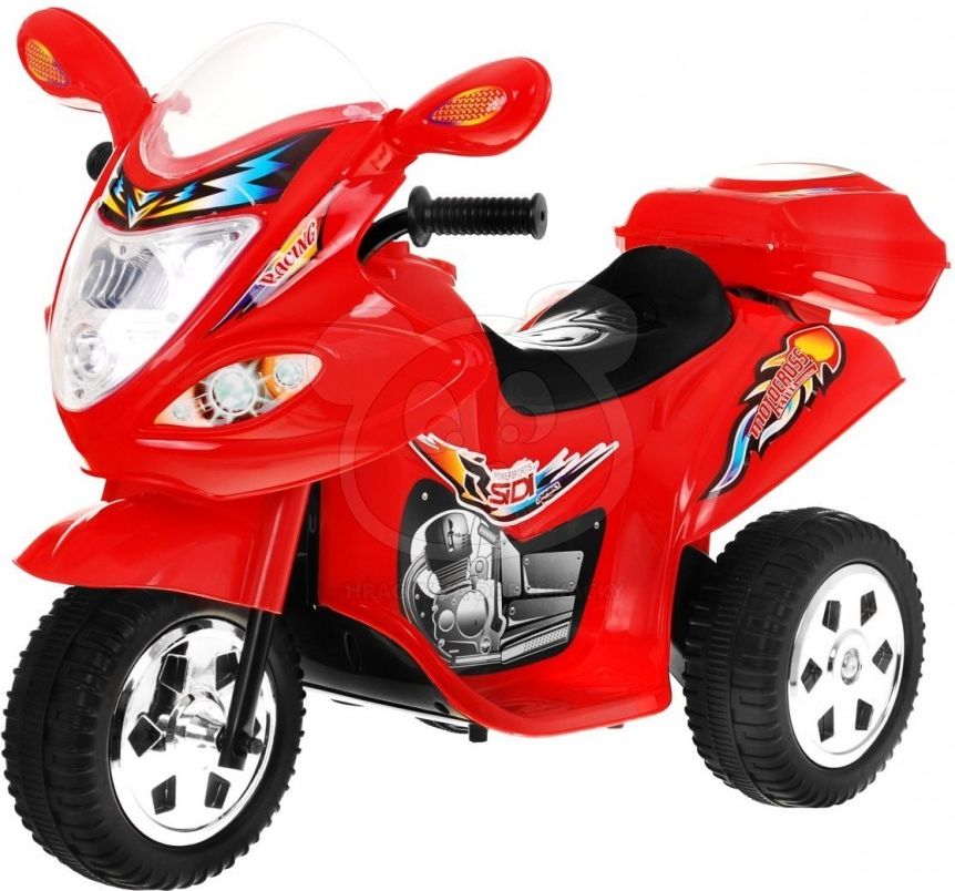 Dětská elektrická motorka BJX-088 - bílá - obrázek 3