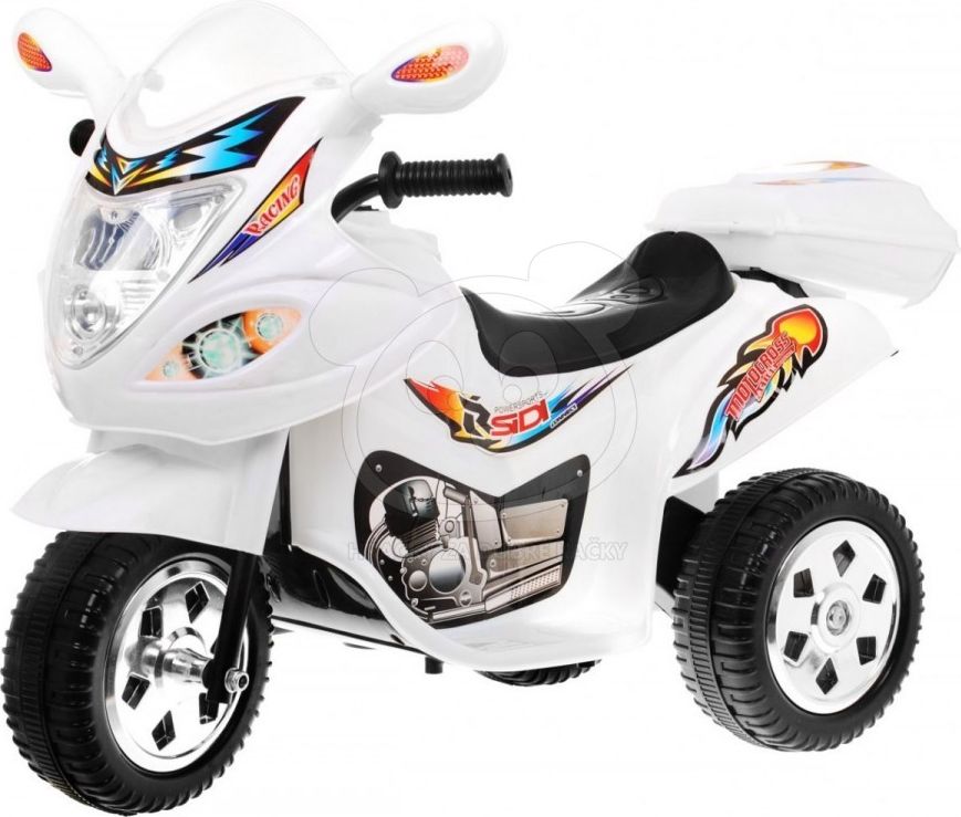 Dětská elektrická motorka BJX-088 - bílá - obrázek 8