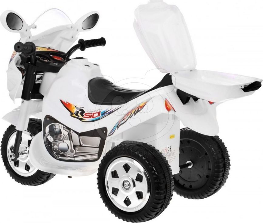 Dětská elektrická motorka BJX-088 - bílá - obrázek 9