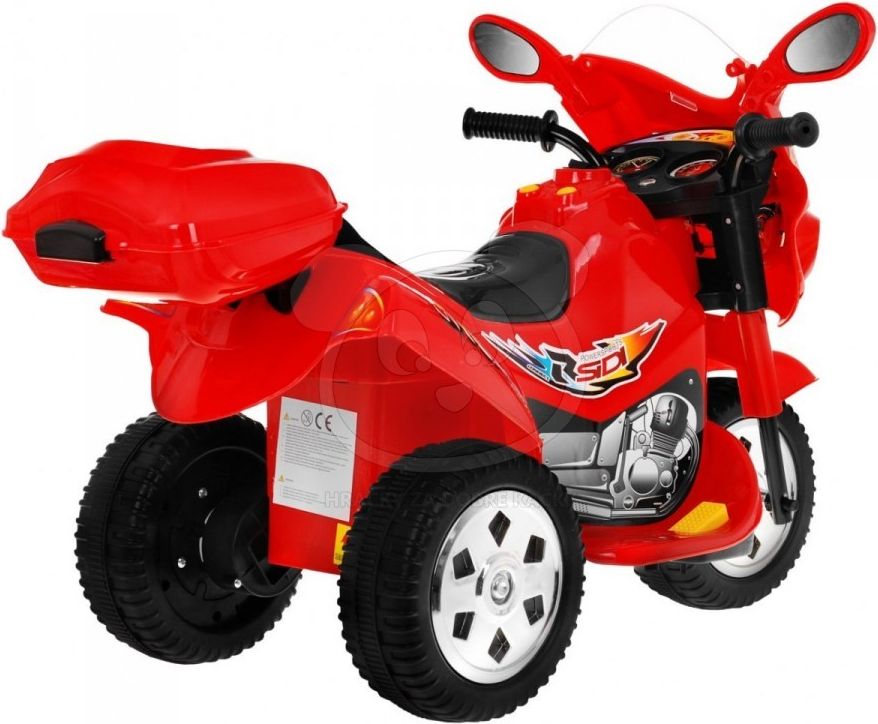 Dětská elektrická motorka BJX-088 - červená - obrázek 11