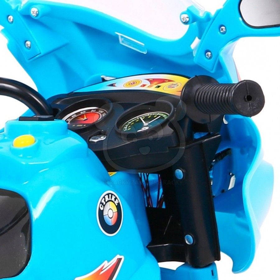 Dětská elektrická motorka BJX-088 - červená - obrázek 7