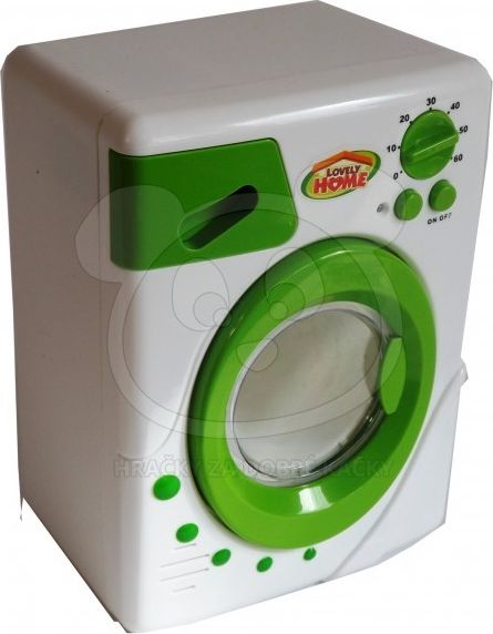 Dětská automatická pračka 3216A - zelená - obrázek 6