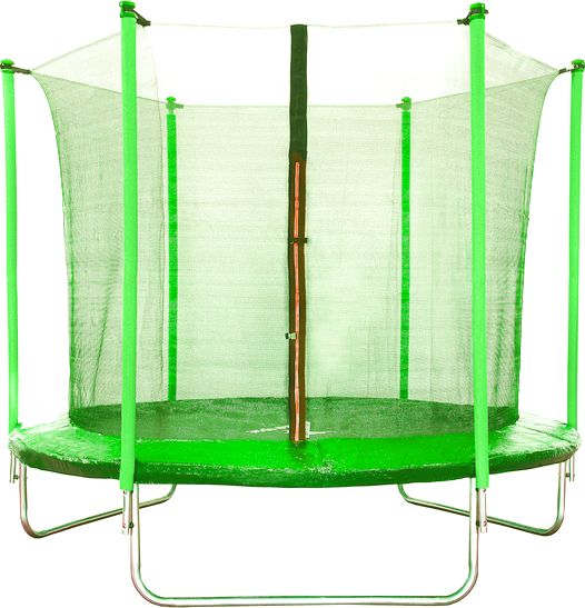 Aga SPORT FIT Trampolína 250 cm (8 ft) - světle zelená - obrázek 1