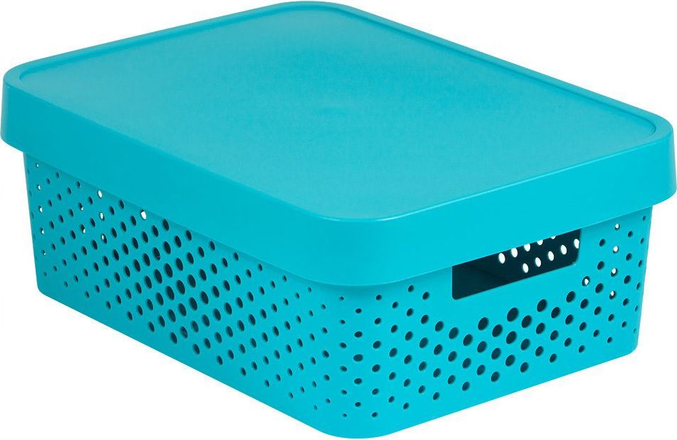CURVER Úložný box INFINITY DOTS 11L - modrý R41560 - obrázek 1