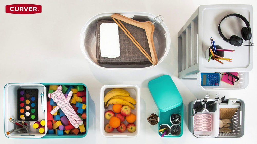 CURVER Úložný box INFINITY DOTS 11L - modrý R41560 - obrázek 3