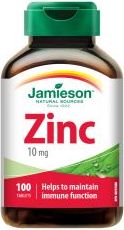 Jamieson Zinek 10 mg 100 tablet - obrázek 1