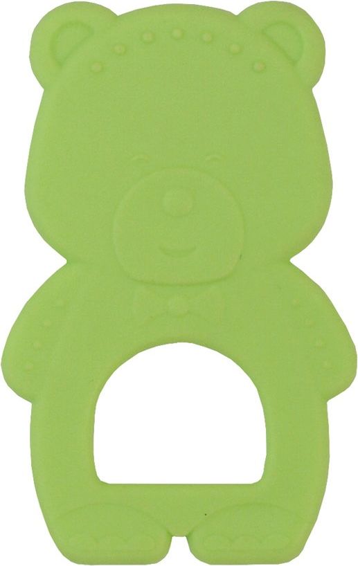Chladící kousátko Baby Mix medvídek zelený Zelená - obrázek 1