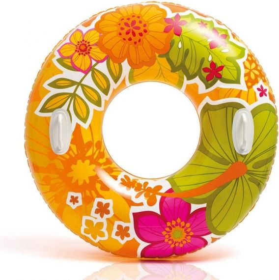 Intex Nafukovací kruh Hawaii s úchyty, 97 cm - obrázek 4